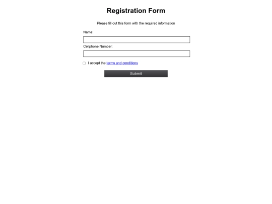 form screenshot