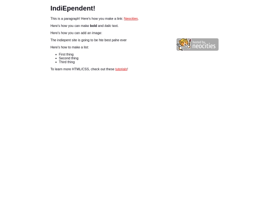 index screenshot