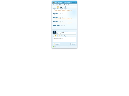 gadgets/public-chat screenshot