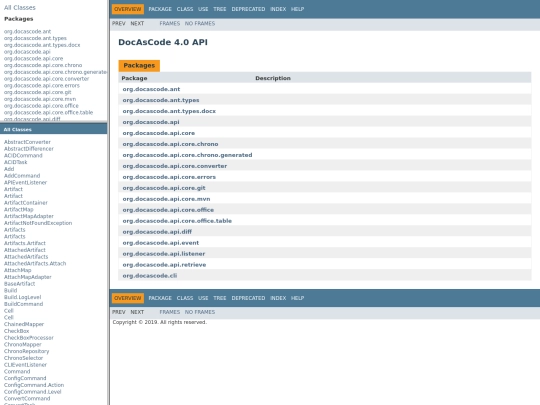 docascode/javadoc/4.0-rc3 screenshot