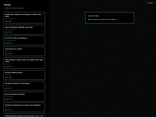 videolog screenshot