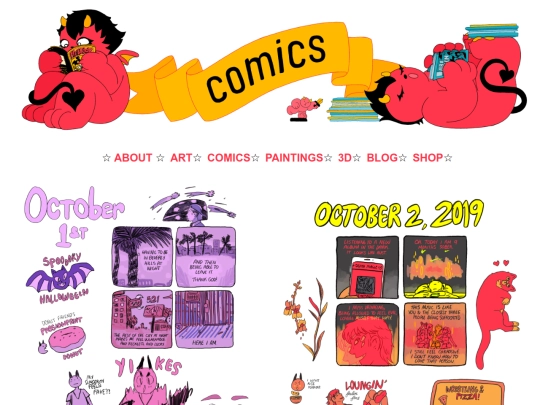 Comics/Bonus screenshot