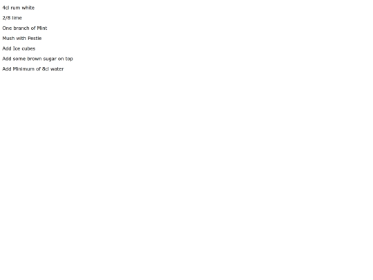 mojito screenshot