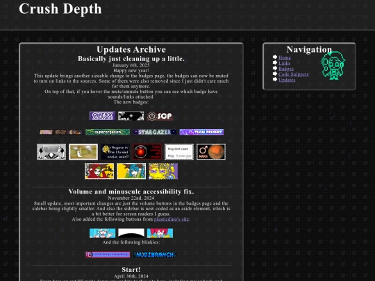 pages/updates screenshot