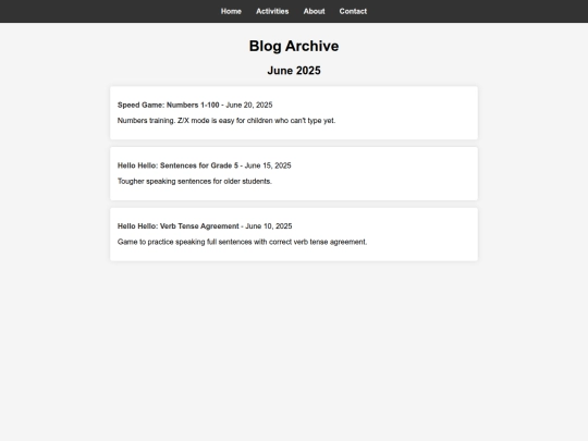 archive screenshot