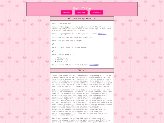 test screenshot