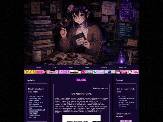 blog screenshot