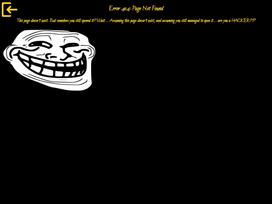 not_found screenshot