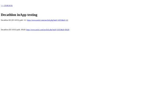 decathlon screenshot