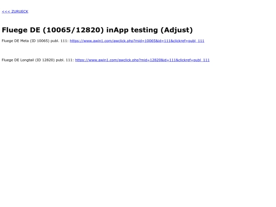 fluege screenshot