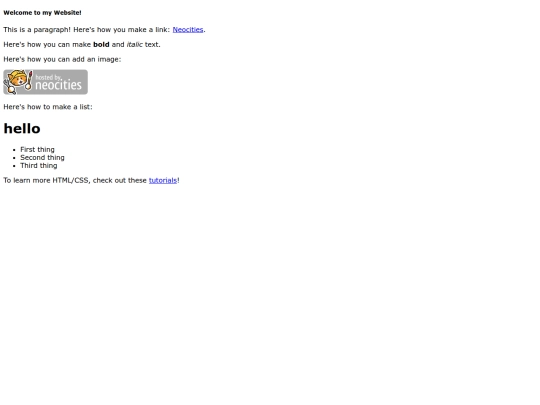 index screenshot