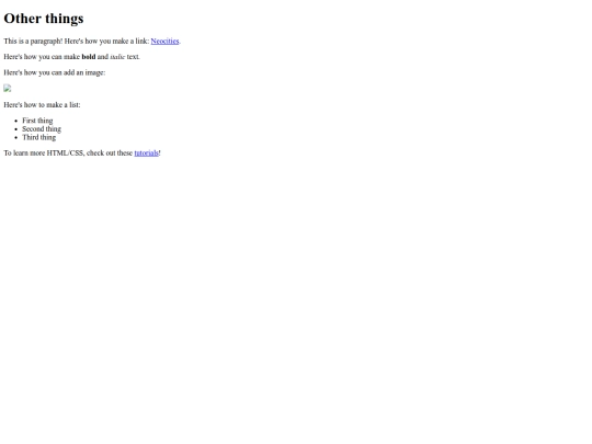 Otherthings screenshot