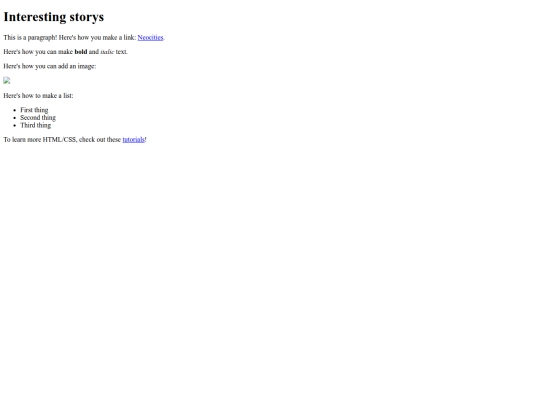 interestingstorys screenshot