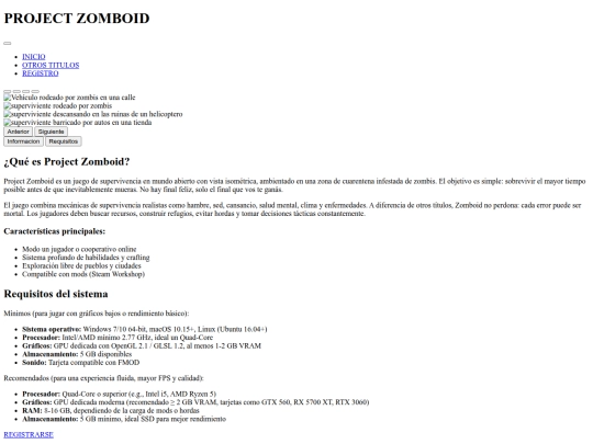 index screenshot