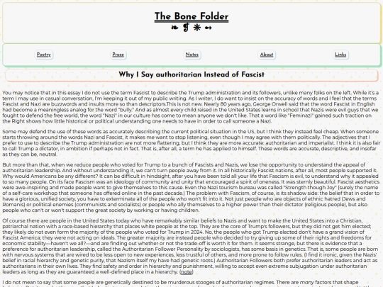 prose/authoritarian screenshot