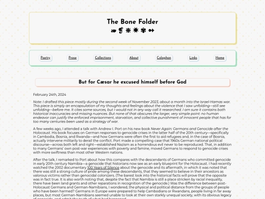 prose/butforcaesar screenshot