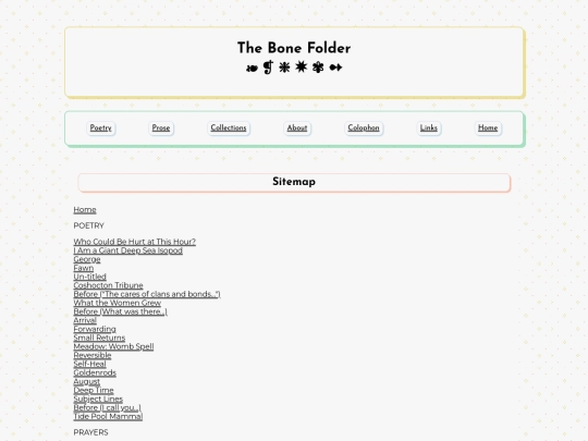sitemap screenshot