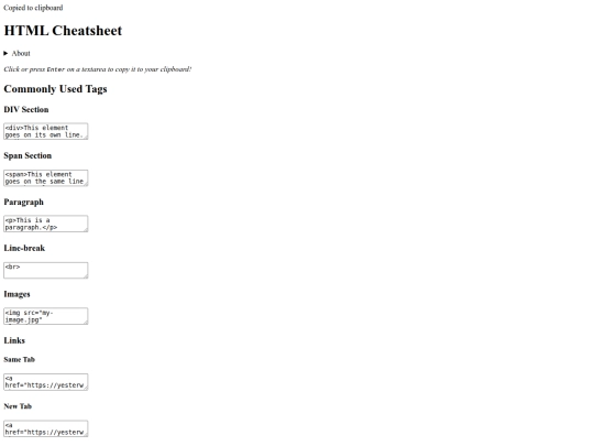 index screenshot