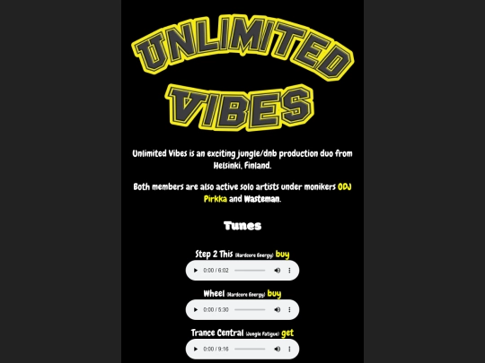 unlimited-vibes screenshot
