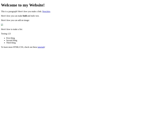 index screenshot