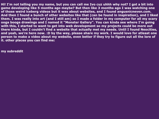 aboutme screenshot