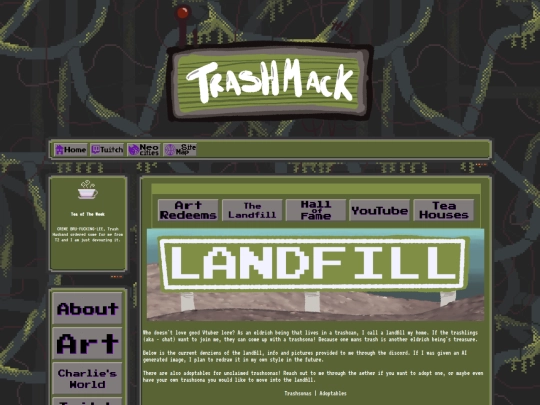 Twitch Pages/Landfill screenshot