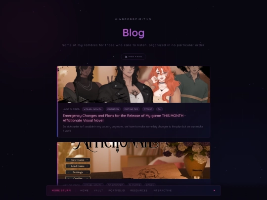 blog screenshot
