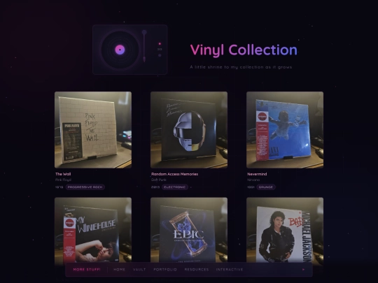 vinyl-collection screenshot