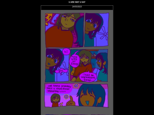 comics/UAREWATUEAT screenshot