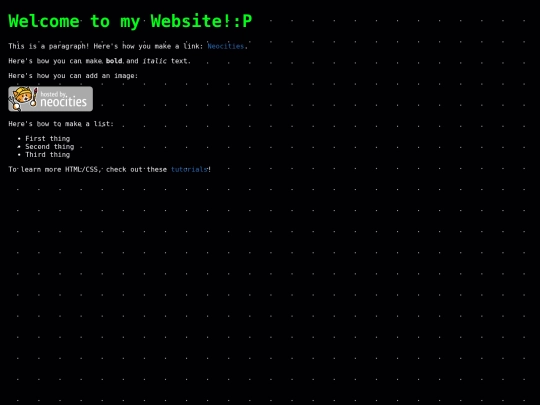 index screenshot