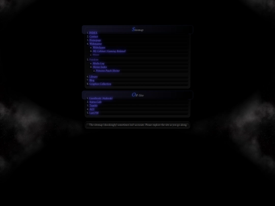 sitemap screenshot