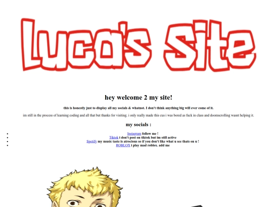 test screenshot