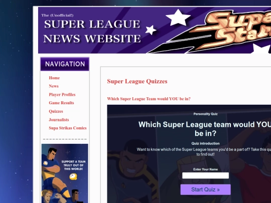 quizzes screenshot