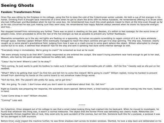 seeingghosts screenshot
