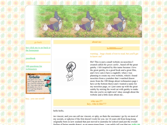 crystalised/aboutme screenshot