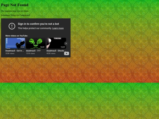 not_found screenshot