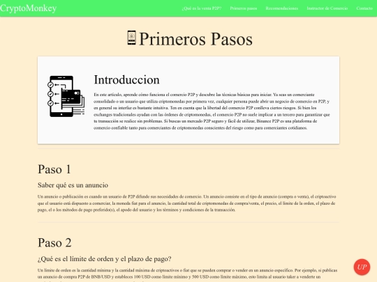 CryptoMonkey/primerospasos screenshot