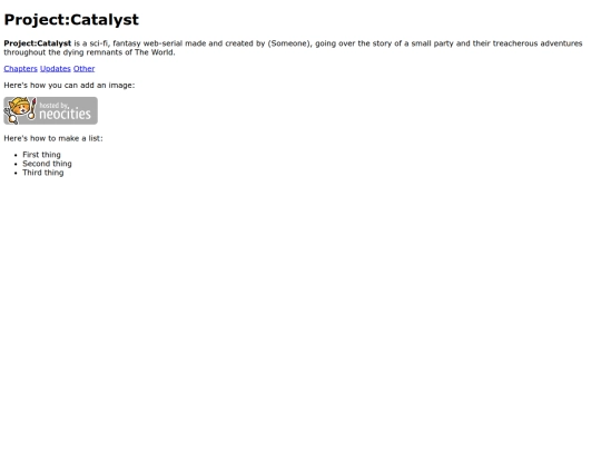 index screenshot