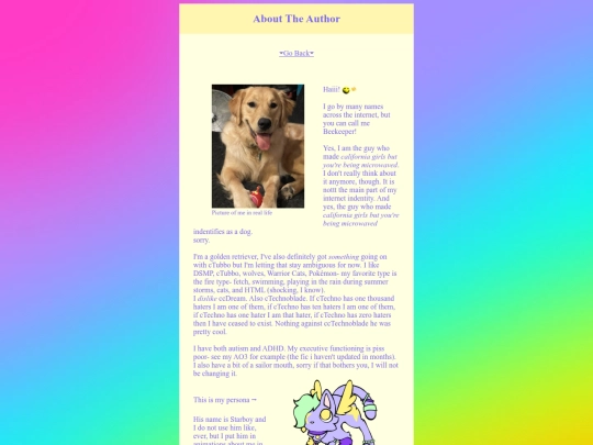 aboutme screenshot