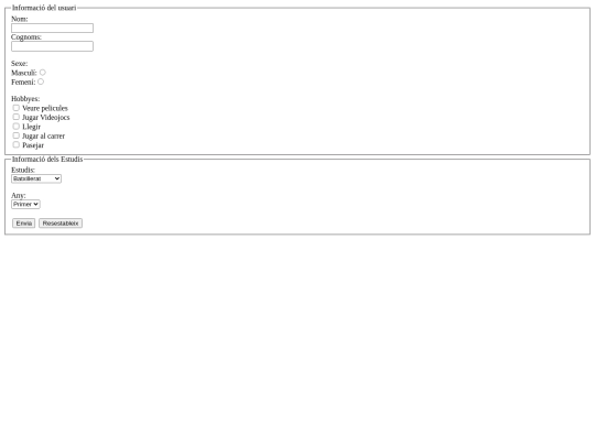 Formulari screenshot