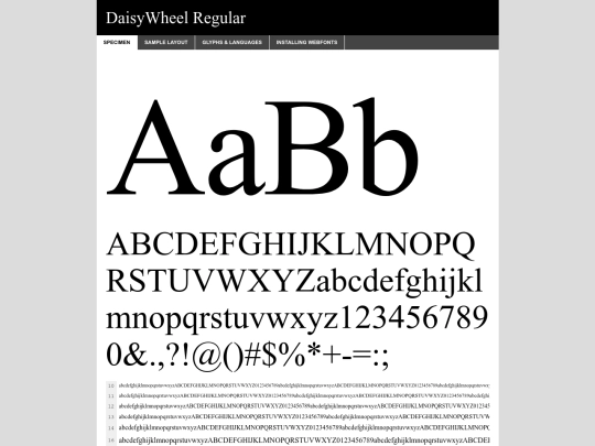 webfontkit-20241005-101034/daisywhl-demo screenshot
