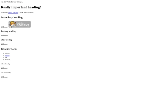 index screenshot