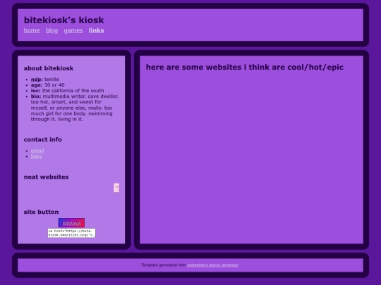 links screenshot