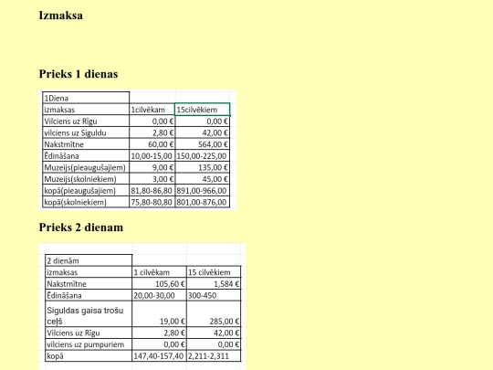 Izmaksa screenshot