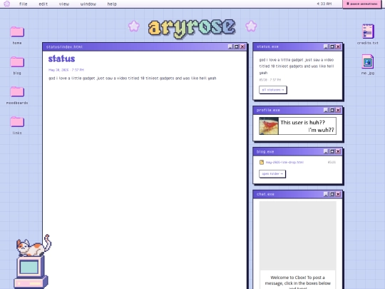 status screenshot
