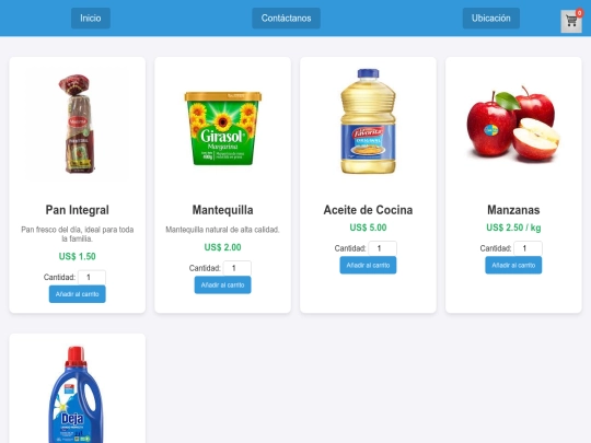 supermarketinge/Paginas/Productos screenshot