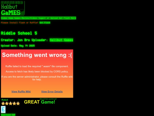 UserID/HalibutGames/Games/rs5 screenshot