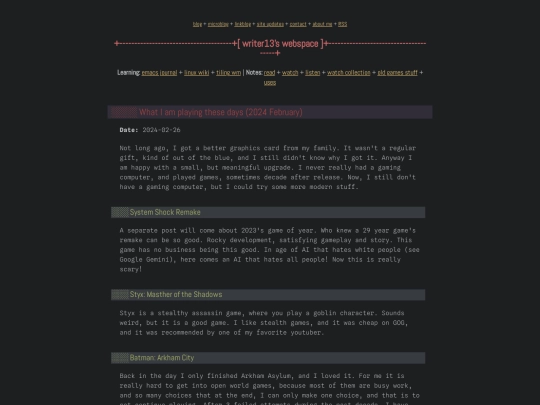games/what-I-am-playing-these-days-2024-february screenshot