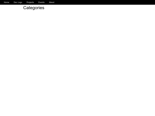 categories screenshot