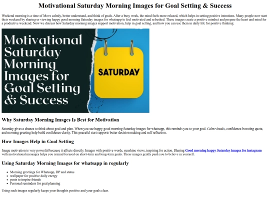 motivational-saturday-morning-images-for-goal-success screenshot